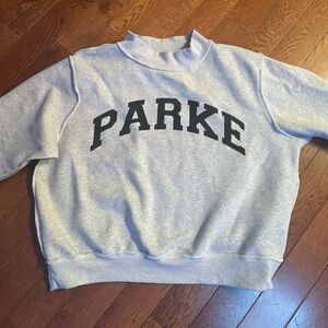Parke X Set Collab mock neck sweatshirt 
Size L/XL